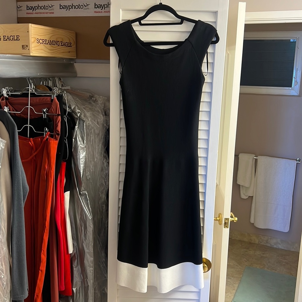 Black and white gorgeous dress for business or parties size Small